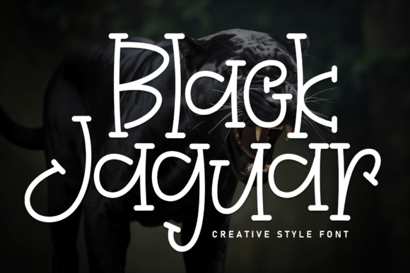 Black Jaguar: A Bold Handwritten Serif Font