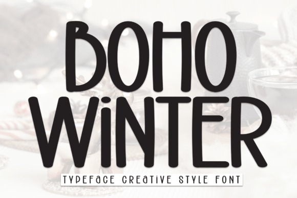 Boho Winter: A Charming Hand-Drawn Display Font