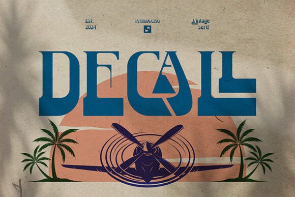 Decall: Reviving the Golden Age of Typography with a Modern Twist