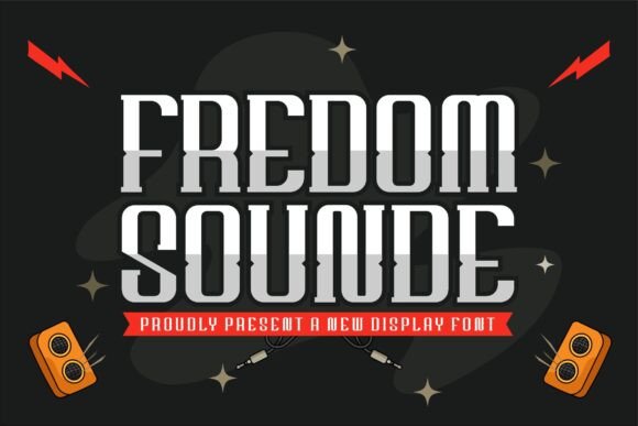 Fredom Sounde: A Bold Display Typeface for Modern Creative Workflows