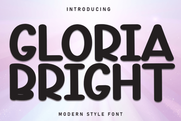 Gloria Bright: A Whimsical Handwritten Display Font