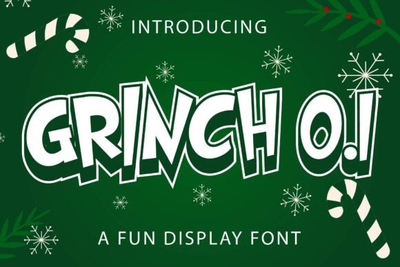 Grinch 0.1: The Stylish Cartoon Font That Balances Whimsy and Quality