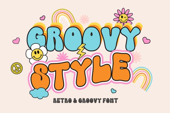 Groovy Style: A Retro Font with Modern Charm