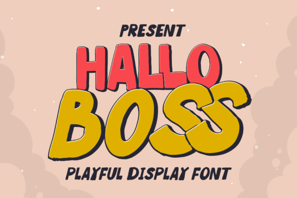 Hallo Boss: A Playful Display Font for Creative Projects