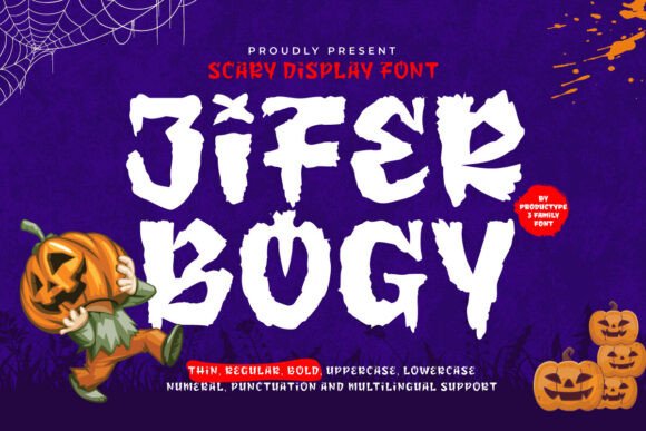 Jifer Bogy: Unleashing Halloween Terror in Digital and Print Design