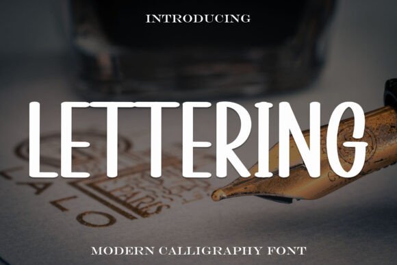 Lettering: A Contemporary Handwritten Font for Modern Design