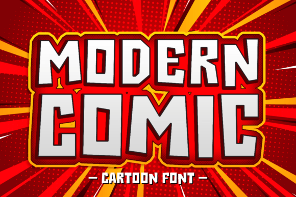 Modern Comic: A Bold Typography Solution for High-Impact Design