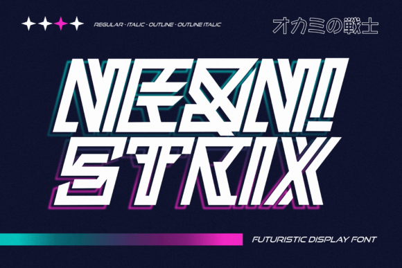 Neon Strix: The Futuristic Display Font That Electrifies Modern Design