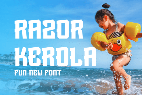 Razor Kerola: A Bold Typography Choice for Modern Creators