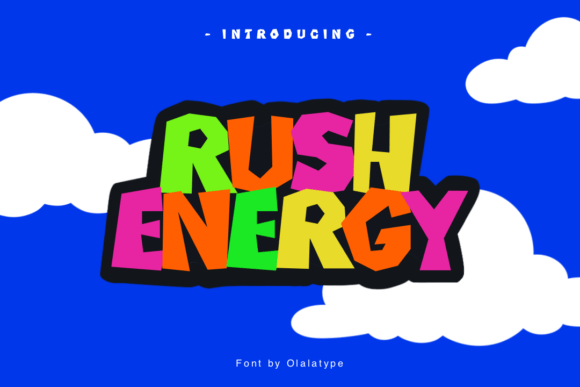 Rush Energy: A Modern Handwritten Font