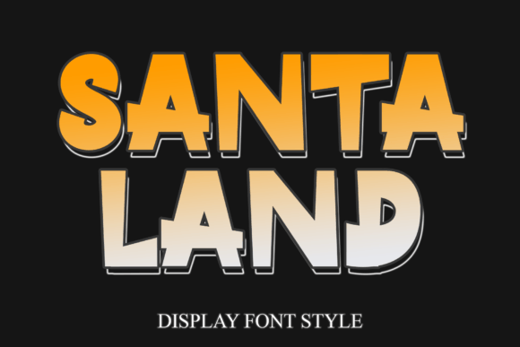 Santaland: A Fresh Perspective on Casual Elegance in Typography