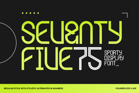 Seventy Five: A Bold Display Font for High-Impact Branding