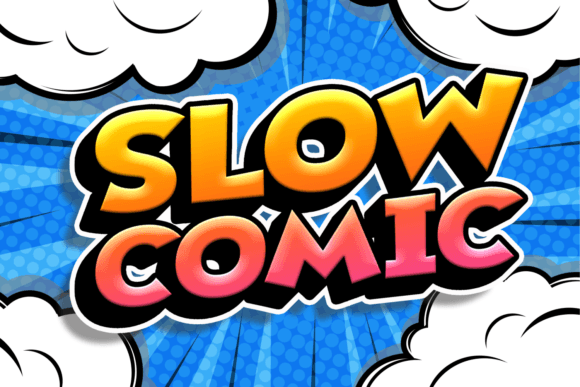 Slow Comic: A Playful Font for Fun Designs
