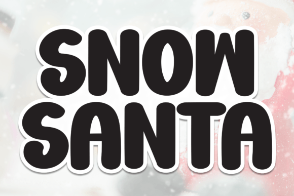 Snow Santa: A Festive Handwritten Font for Winter Projects