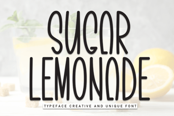 Sugar Lemonade: A Sweet Display Font for Playful Designs