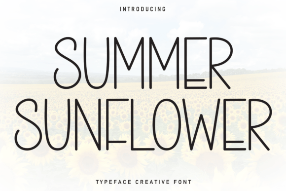 Summer Sunflower: A Warm Handwritten Typeface for Creative Projects