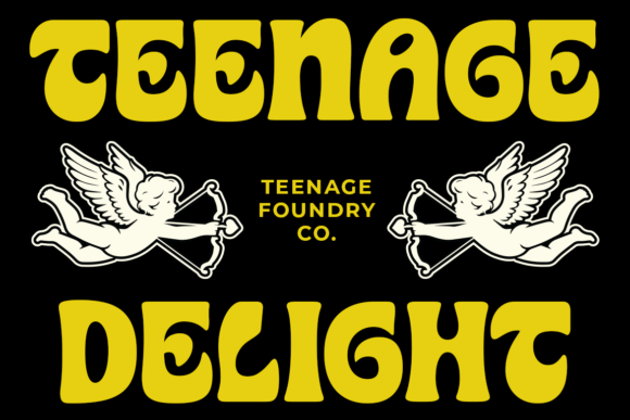 Teenage Delight: How a Bold Display Font is Reshaping Modern Visual Identity
