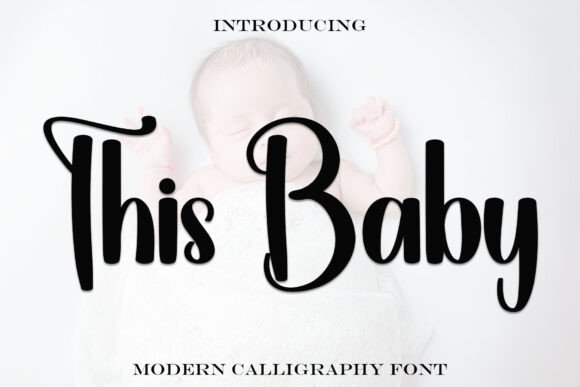 This Baby: A Festive Typeface for Holiday Design