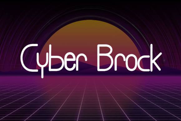 Unveiling Cyber Brock: The Ultimate Design Font