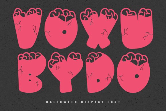 Voxubydo: A Spooky Halloween Display Font