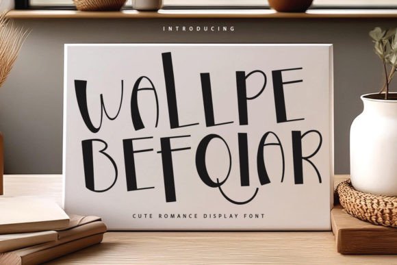 Wallpe Befqiar: A Modern Script for Elegant Branding