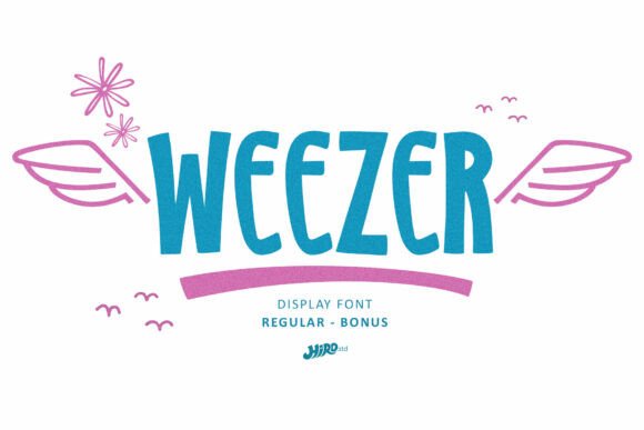 Weezer: A Bold, Bouncy Display Font for Modern Creators