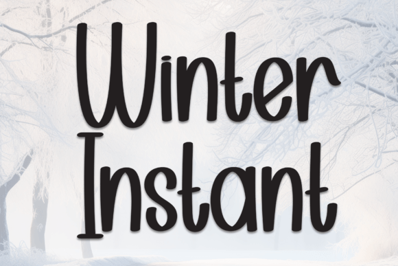 Winter Instant: Capturing the Magic of Handwritten Charm in Modern Design